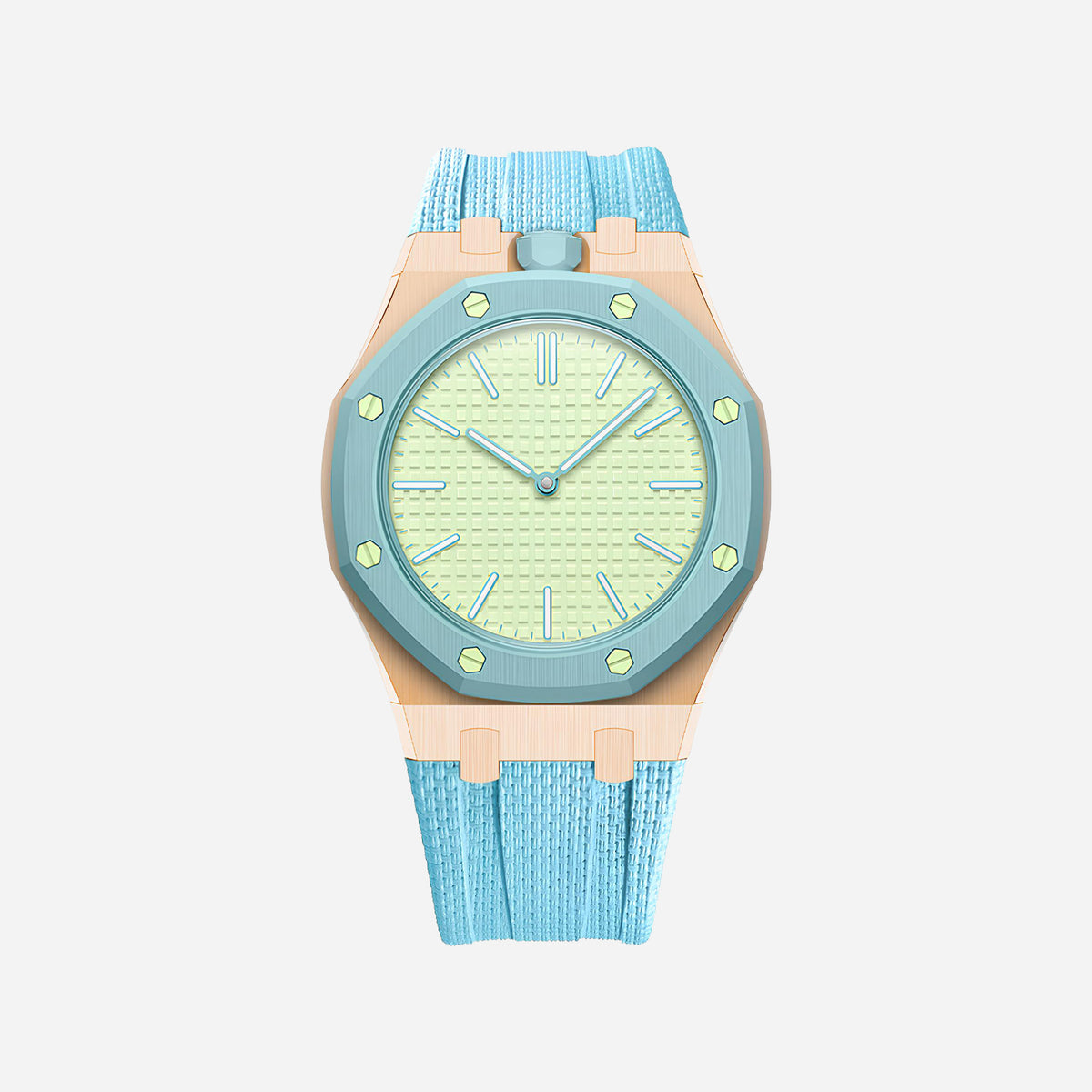 Rubber Strap & Case for AP x Swatch Royal Pop BLAUE ACHT