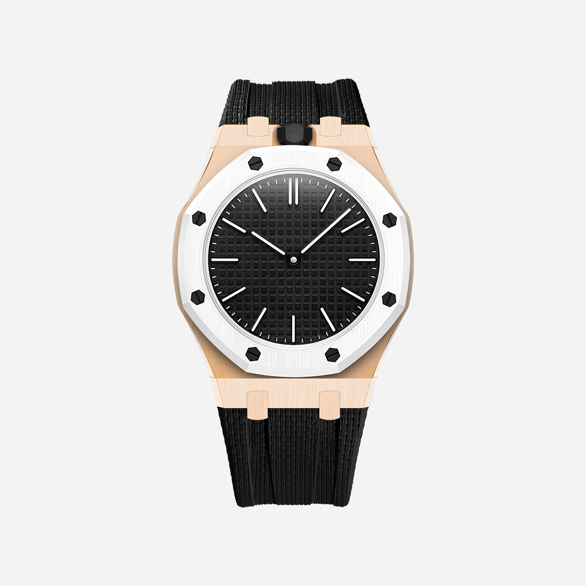 Rubber Strap & Case for AP x Swatch Royal Pop OCHO NEGRO