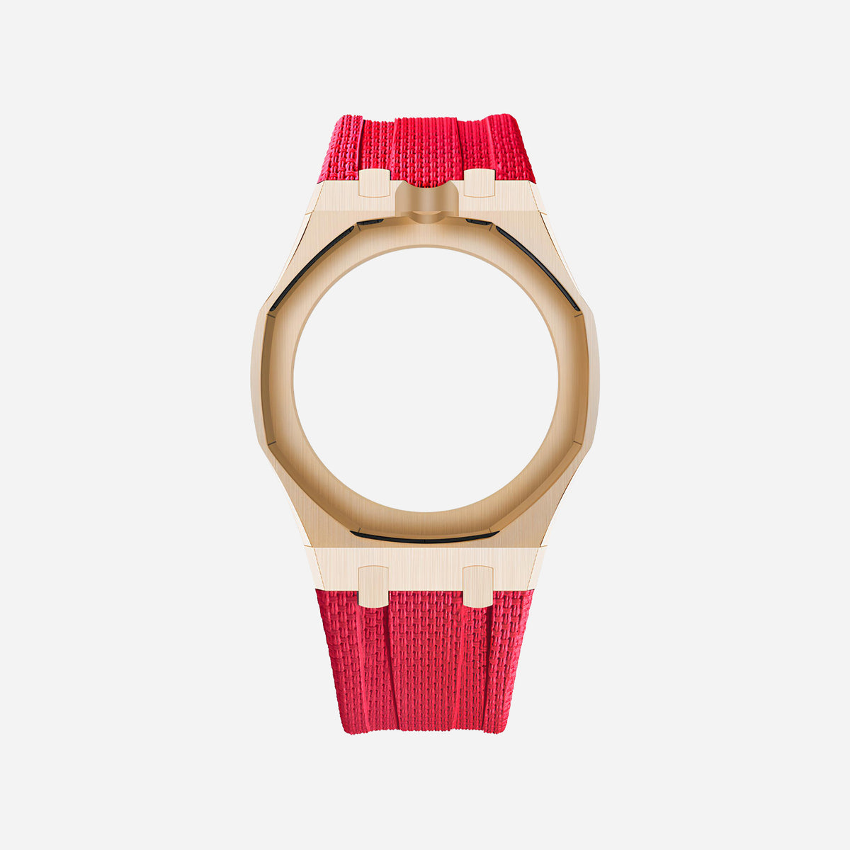 Rubber Strap & Case for AP x Swatch Royal Pop OTTO ROSSO
