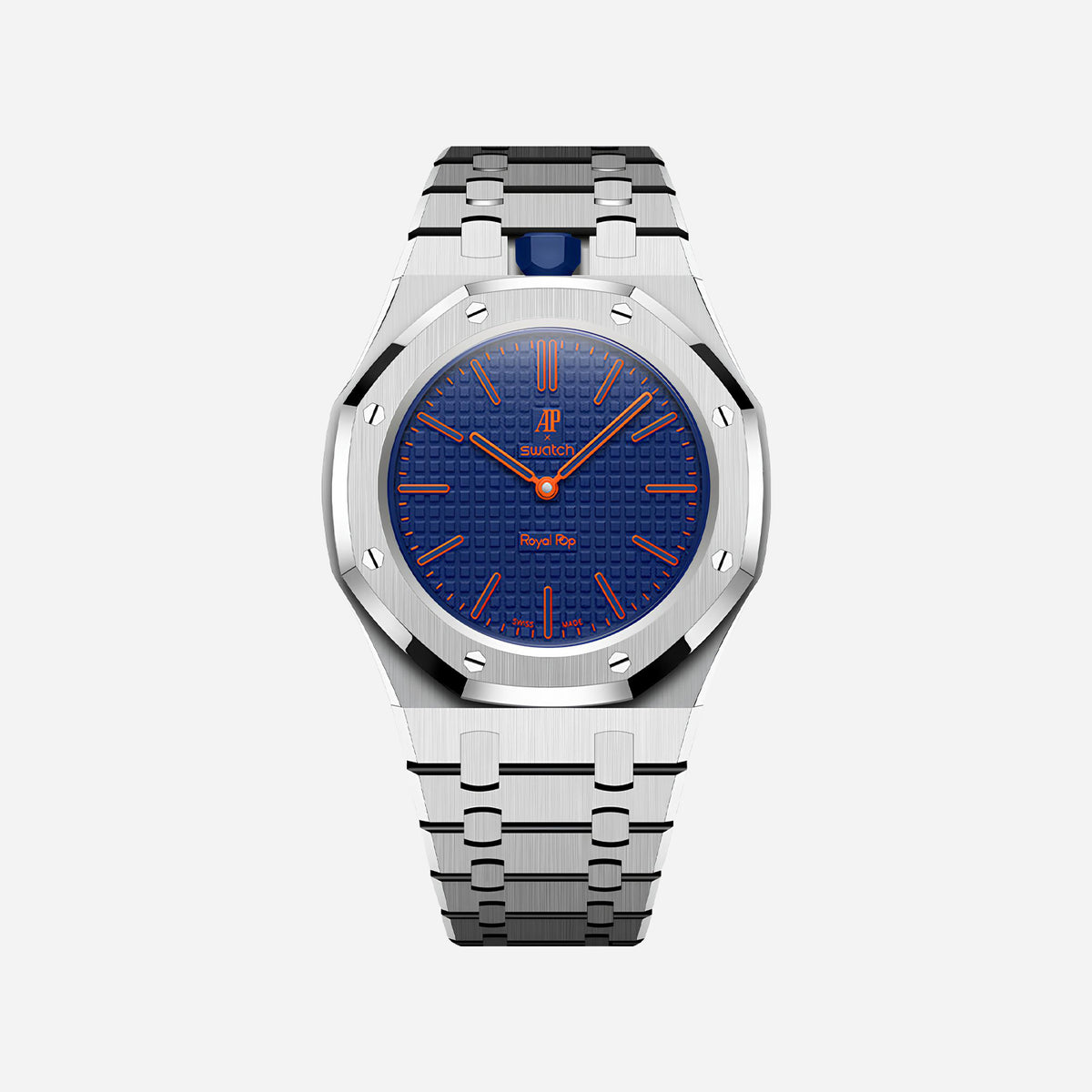 Stainless Steel Bracelet & Case for AP x Swatch Royal Pop