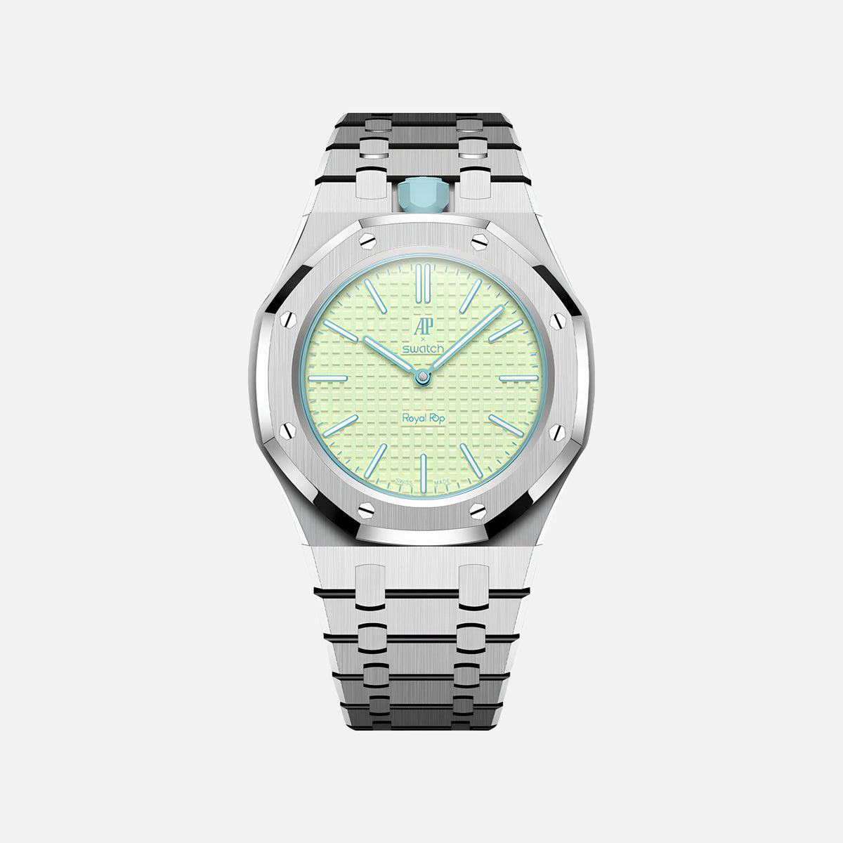 Stainless Steel Bracelet & Case for AP x Swatch Royal Pop
