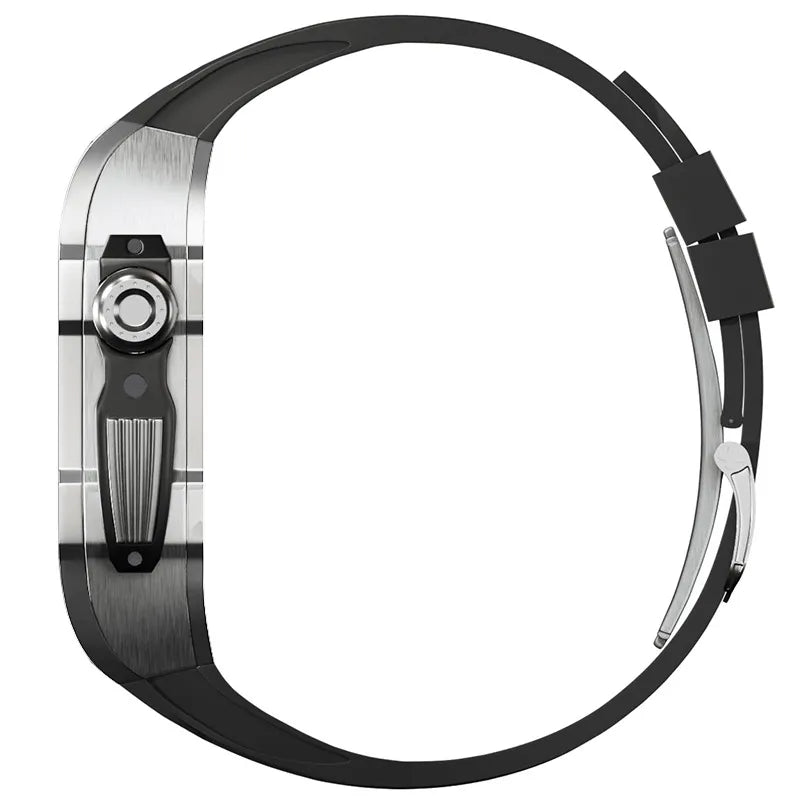 Diamond Stainless Steel Apple Watch Case Retrofit Kit