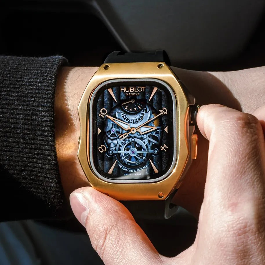 titanium Apple Watch Ultra case retrofit kit